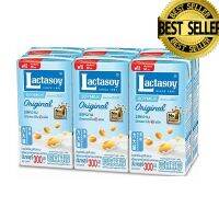 Lactasoy แลคตาซอย นมถั่วเหลือง รสหวาน ขนาด300 มิลลิลิตร(แพ็ค6) Lactasoy Lactasoy Soy Milk Sweet Flavor Size 300 ml (Pack 6)