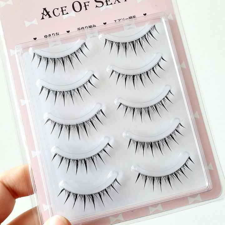 clear-band-grafting-eyelashes-split-tips-lengthening-wispy-nude-eyelashes-for-birthday-party-make-up-necessity