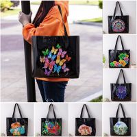 【CC】▲☽▣  5D Back Painting Handbag Mosaic Embroidery Shopping Rhinestone Storage Hand