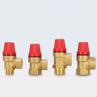 DN15 1/2 quot; Brass Safety Valve Drain Relief Switch For Solar Water Heater Inner amp; Outer Wire Brass Safety Valve