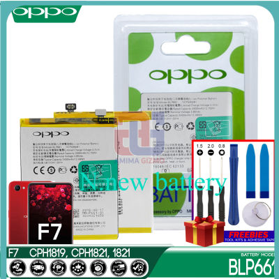 Oppo F7 Battery Original Quality and Capacity Model BLP661. Fit for F7 6.23" 2018 CPH1819, CPH1821, 1821. AMIMA Gizmo Built In Replacement Same Size as Authentic Smart Phone Batteries, Support Fast Charger Long Lasting with FREE Tool Kits &amp; Adhesive Tape