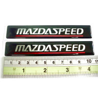 ราคาต่อ 2ชิ้น สติกเกอร์เรซิ่น สติกเกอร์ MAZDASPEED  11 x 1.8 cm. หนา 1 มิล มาสด้า มาสด้าสปรีด สปรีด mazda