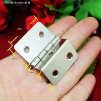 ☼▽◐ 6Pcs Wooden Box Home Decoration 3 Fold Hinge Small Right Angle Lotus Leaf Wooden Box Wooden Box Hinge Lotus Leaf 180 Degrees