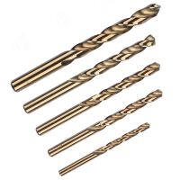 ❆℗☎ 5Pcs High hardness Drill Bit HSS CO M35 Cobalt Twist Drill Bits For Metal Steel 1mm 2mm 3mm 4mm 5mm Hand amp; Power Tool Accessories