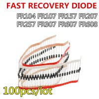 100pcs/lot New FR104 FR107 FR157 FR207 FR257 FR307 FR607 FR608 DO-41 Fast recovery diode