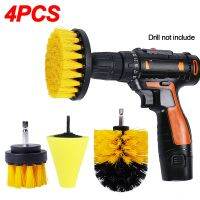 3PCS Power Scrubber Drill Brush 1 Car Tire Polish Pad Buffer Wheel Brush Car Rims Tires Clean Waxing Tool Detailing Brushes