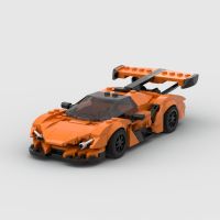 MOC-78010 Apollo IE Racing Sports Car Vehicle Speed Champion Racer Building Blocks Brick Creative Garage Toys For Boys