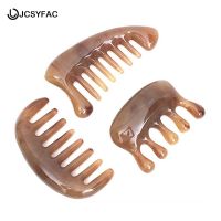 1Pcs Natural Resin Pocket Comb Wide Toothed Comb High Quality SPA Guasha Scalp Massage Brush Hair Care Tool