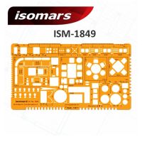 แผ่นเพลท ISOMARS ISM-1849 ขนาด 225x123 mm.(แบบรวม)