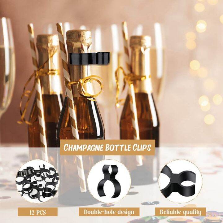 30pcs-champagne-bottle-glitter-single-holder-safety-clips-bottle-clips-for-candle-christmas-parties-wedding-ceremony