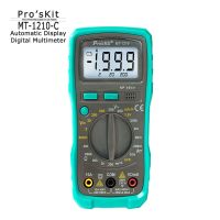 ZZOOI Multimeter PosKit MT-1210 1999 Automatic Digital Display  Electrician Purpose Test Meter DC AC Voltage MINI Watt Hour Meter