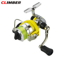 Climber Mini Metal Fishing Reel Spinning Reel พร้อมอุปกรณ์ตกปลา50เมตร