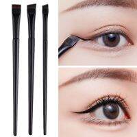 (Stream woman) Super Thin Eye Liner Cream Brush แปรงปัดคิ้วแปรงแต่งหน้า Fine Hair Flat Bevel เครื่องมือเครื่องสำอางใหม่ Professional