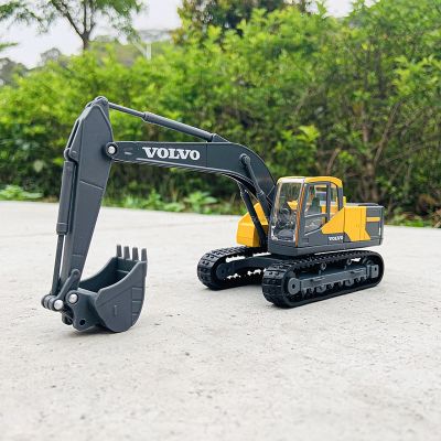 Bburago 1:50 Volvo excavator model high imitation die casting metal children toy boyfriend gift simulation alloy car collection