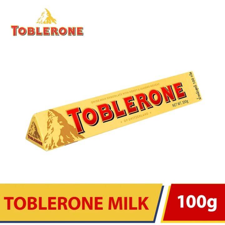 Toblerone Swiss Chocolate 100G (Fruit Nut White Milk Dark) (Exp 2023