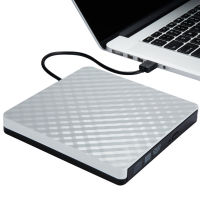 USB 3.0 External DVD RW CD Writer Drive Burner Reader Player ออปติคัลไดรฟ์ External Slim Disk Reader สำหรับ PC แล็ปท็อปเดสก์ท็อป IMacs