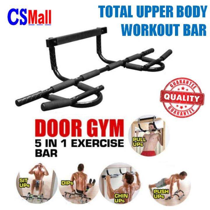 CSmall Iron Door Gym Xtreme Extreme Total Upper Body Workout Bar Abs