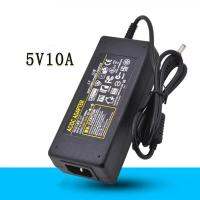 5V 10A AC to DC Power Adapter Converter 5.5*2.5mm(Black)