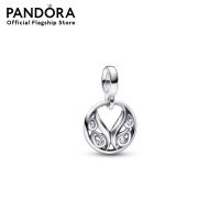 Pandora ME Wings sterling silver medallion with clear cubic zirconia เครื่องประดับ   ชาร์ม ชาร์มสีเงิน สีเงิน ชาร์มเงิน เงิน ชาร์มสร้อยข้อมือ ชาร์มแพนดอร่า แพนดอร่า