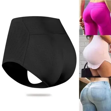 Women's Latex Pads Fake Ass Lingerie Hip-Lifting Panties Butt