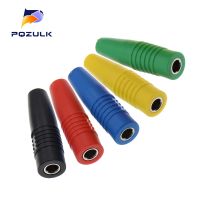 10PCS 4MM Banana Socket female adapter extension Insulated Banana Plug Coupler Connector