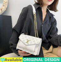 HOT”【Topgrade】 LV Chain สายกระเป๋าสำหรับผู้หญิงขายเกาหลีแฟชั่นพิมพ์ Cross Body กระเป๋าสะพายไหล่กระเป๋ากระเป๋าถือศัพท์มือถือกระเป๋าศัพท์กระเป๋าสตางค์ Cylindrical กระเป๋า Beg