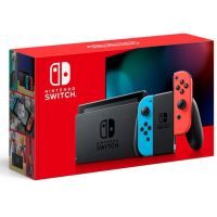 Nintendo Switch with Neon Blue and Neon Red Joy‑Con (V2)