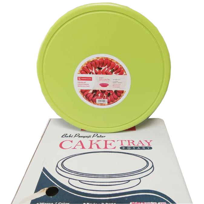 Cake Tray Rotary Alas Tatakan Kue / Baki Penyaji Putar / Meja Putar