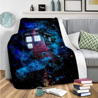 Doctor Who Tardis Blanket Comfort Soft Blanket Plush โซฟา Blanket เด็กทนทานตกแต่งสุภาพสตรีบุรุษเดินทางผู้ใหญ่ผ้าห่มเตียง Blanket ผ้าห่มผ้าลินินสำนักงาน