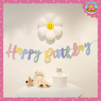 Endukids ป้ายแบนเนอร์วันเกิด Birthday Banner สีพาสเทล