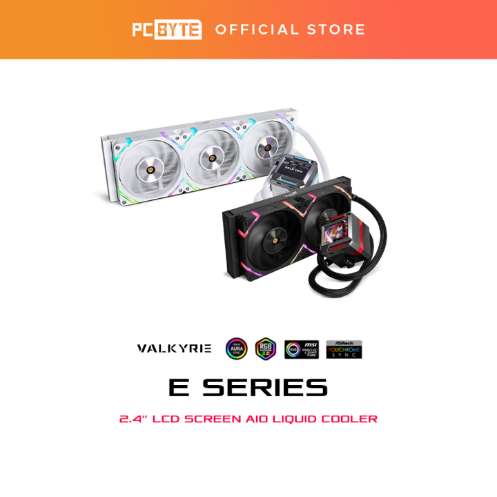 Valkyrie E Series 2.4" LCD Screen RGB Liquid CPU Cooler [E240/E360 ...