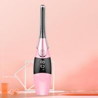 Rechargeable USB Charging Electric Eyelash Curler LED Digital Display Heated Eyelashes Long Lasting Beauty Makeup Tool