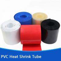 PVC Heat Shrink Tube 150mm Flat Width Battery Sleeve Pack Φ95mm Model Accessories Black White Blue Red Transparent Electrical Circuitry Parts