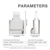 ไมโคร TF การ์ดความจำ/การ์ด SD อะแดปเตอร์สำหรับอ่านเครื่องอ่านการ์ดปลั๊กแอนด์เพลย์ไม่มีโปรแกรมควบคุมที่จำเป็นเครื่องอ่านการ์ดขนาดเล็กสำหรับโทรศัพท์