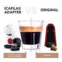 อะแดปเตอร์สำหรับเครื่องชงกาแฟดอลซ์กัสโตด้วยแคปซูลเดิม Nespresso/เพิ่มผงกาแฟสำหรับดอลซ์กัสโต Piccolo Xs Genio 2