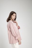 QueenCows : เสื้อให้นม Campbell Long Sleeve (Pink)