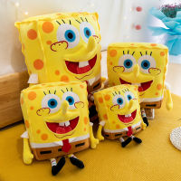 3D ของเล่นยัดนุ่น SpongeBob ตุ๊กตาการ์ตูนใหม่ตุ๊กตาน่ารักน่ารักสำหรับเด็กผู้หญิงตุ๊กตาของขวัญวันเกิด ~