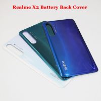 Original Realme X2 Battery Back Cover Glass Rear Door Housing Panel Case Replacement For OPPO Realme XT RMX1991 Sticker Logo