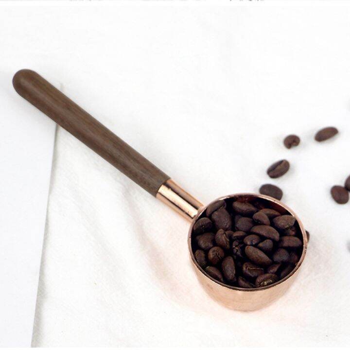 coffee-bean-measuring-spoon-solid-wood-copper-measuring-spoon-coffee-powder-quantitative-spoon-measuring-spoon-10g