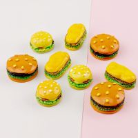 Kawaii Resin Kids Kitchen Food Model Cute Hamburge DIY Scrapbooking For Home Decoration Crafts Accessories