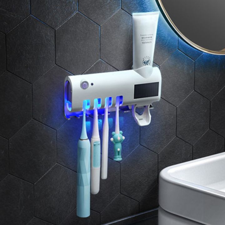 ที่ใส่แปรงสีฟันไฟฟ้า-usb-ที่บีบยาสีฟันห้องน้ำพลังงานแสงอาทิตย์กล่องเก็บแปรงสีฟันที่แขวนสิ่งของอเนกประสงค์