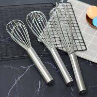 8-24 Inch Hand Agitator Thickened 16 lines Stainless Steel Egg Beater Hand Whisk Mixer Baking Kitchen Tools