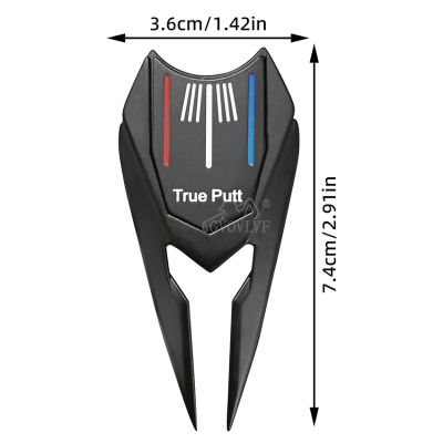 ：“{—— 1Pc Golf Divot Repair Tolls With Magnetic Three Lines Aimingball Markers Lovely Gift For Husband Wife Boy Girls Golf Ball Games