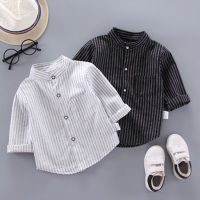 IENENS Baby Clothes Summer Spring Shirts Thin Long Sleeves Striped Blouses 0-5 Years Boys Girl Tops Wear Kids Clothing