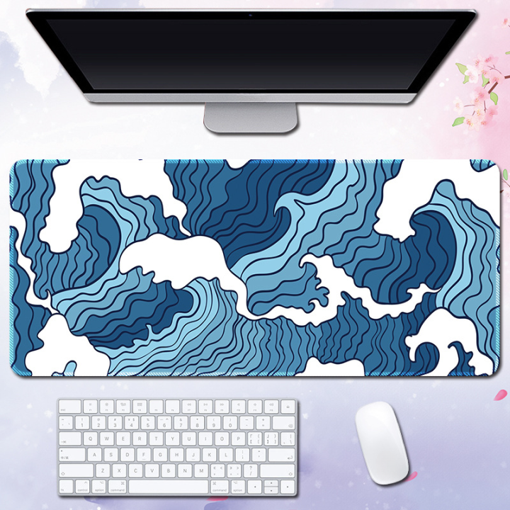 hot-great-wave-art-แผ่นรองเมาส์ขนาดใหญ่ยางธรรมชาติ-pc-คอมพิวเตอร์-gaming-mousepad-แผ่นรองเม้าส์ล็อคขอบสำหรับ-cs