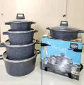 🌹READY STOCK🌹 UAKEEN VK-240 PREMIUM - 10 Pcs Die Cast Granite Cookware Coating Germany Brand Set Periuk Anti Lekat Viral. 