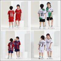 2023/24 Season Barcelona Lewandowski Vinicius Salah Son Heung Min Jersey for Kids Boys Girls Football Clothes Sets