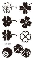 hot【DT】 Billiards Temporary Sticker Men Adults Fake New Design 10.5X6cm Kids Hand Tatoo