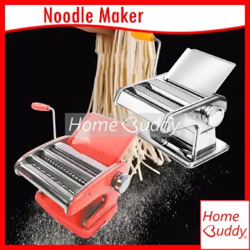 Electric Pasta Maker Machine Noodle Maker Stainless Steel Home Use with 2  Blades