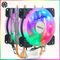 2 Heat s CPU Cooler PWM 3 4 Pin PC Quiet 90mm In i5 LGA 2011 775 1200 1150 1151 1155 1156 AMD AM3 AM4 CPU Cooling Fan